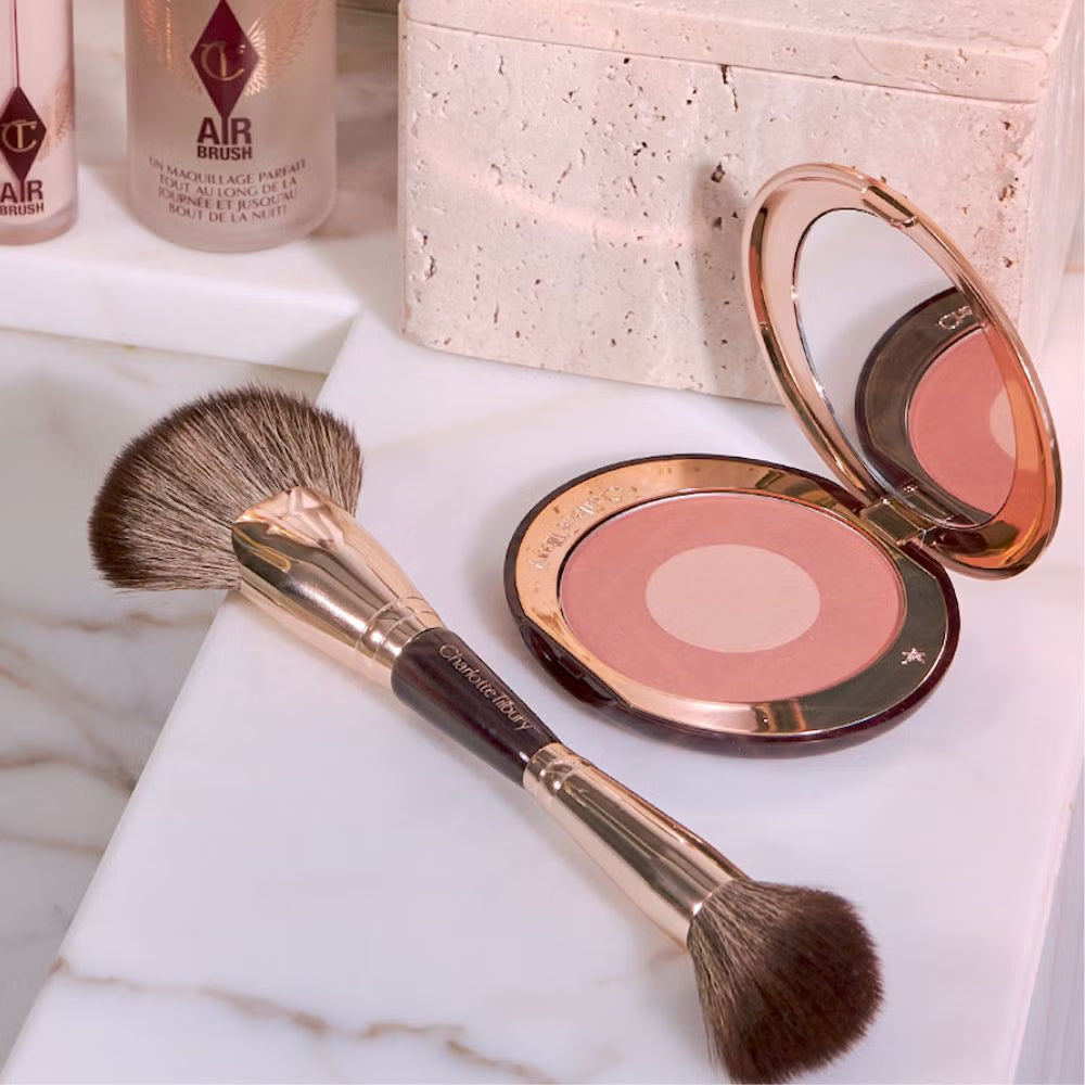 Airbrush Flawless Easy Soft Blur Blusher + Bronzer Brush