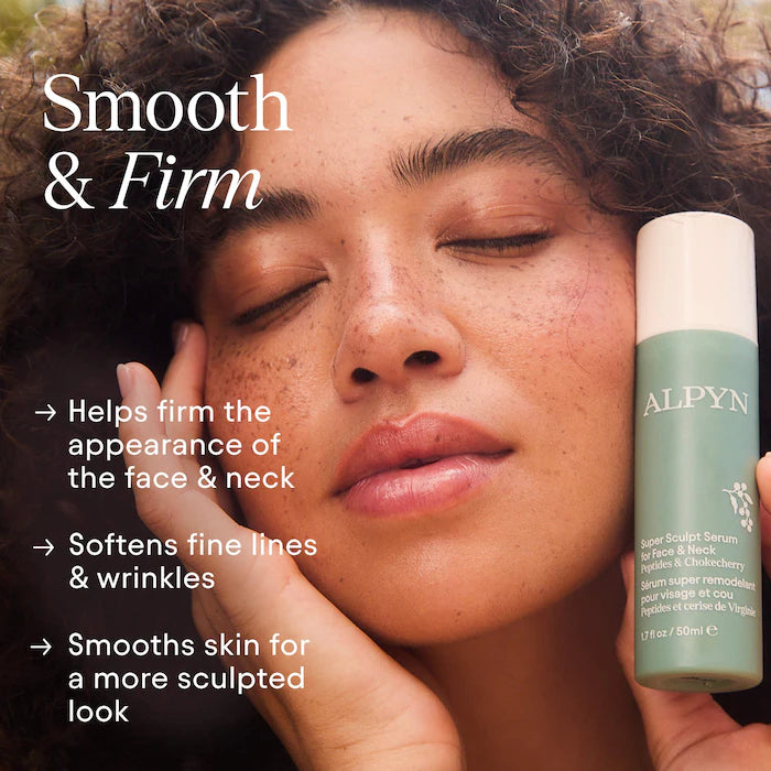 Super Sculpt Peptide Firming & Lifting Serum For Face, Neck & Décolleté