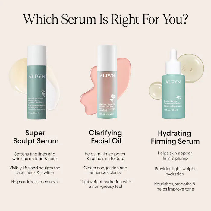 Super Sculpt Peptide Firming & Lifting Serum For Face, Neck & Décolleté
