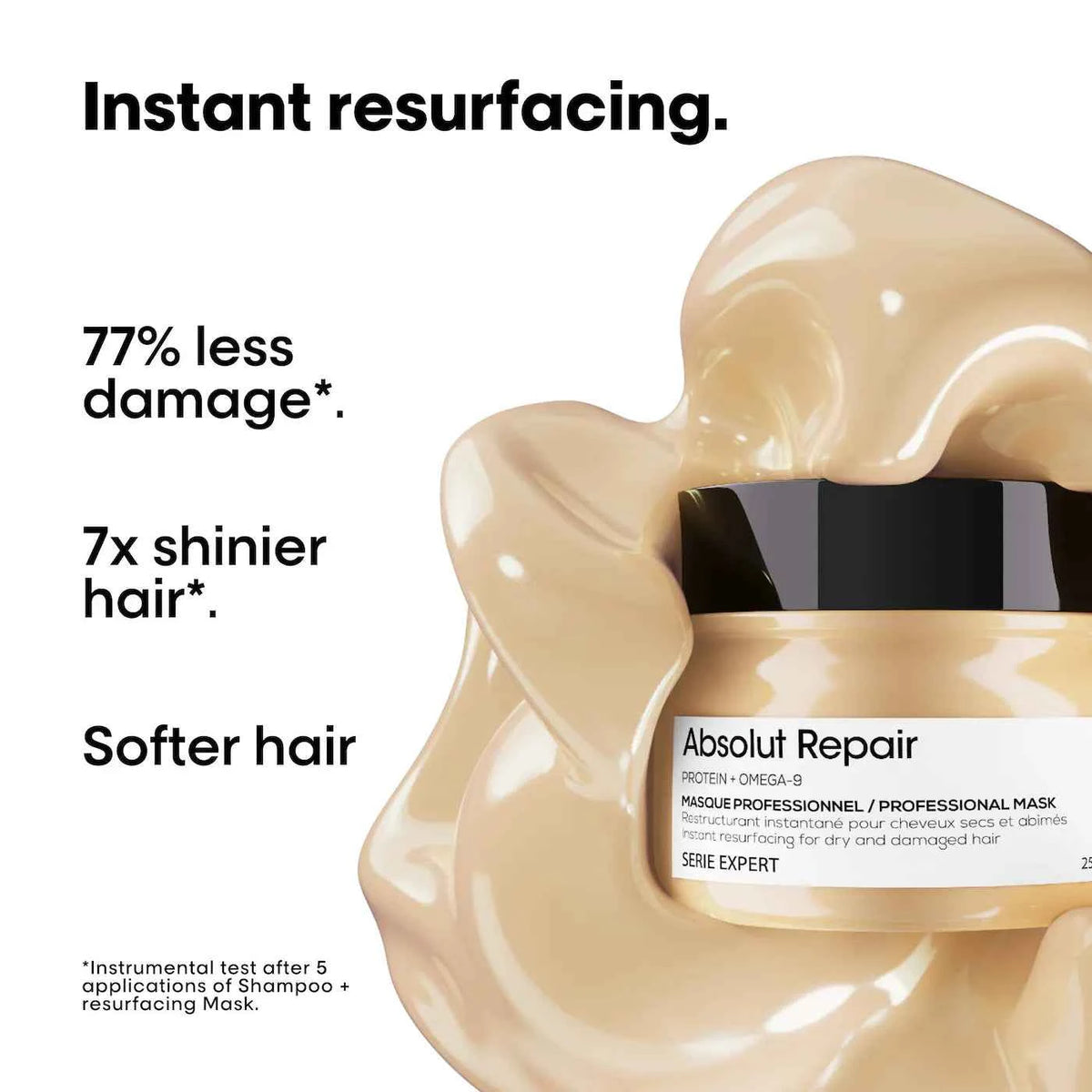 Absolut Repair Golden Mask, For Dry And Damaged Hair