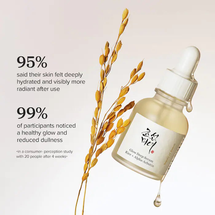 Glow Deep Serum With Rice + Alpha-Arbutin For Brightening Dull Skin & Dark Spots