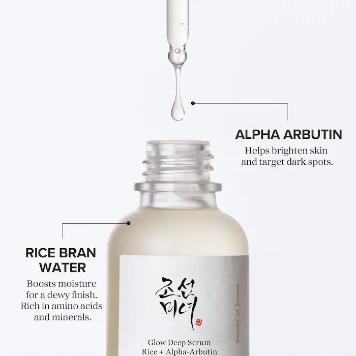Glow Deep Serum With Rice + Alpha-Arbutin For Brightening Dull Skin & Dark Spots