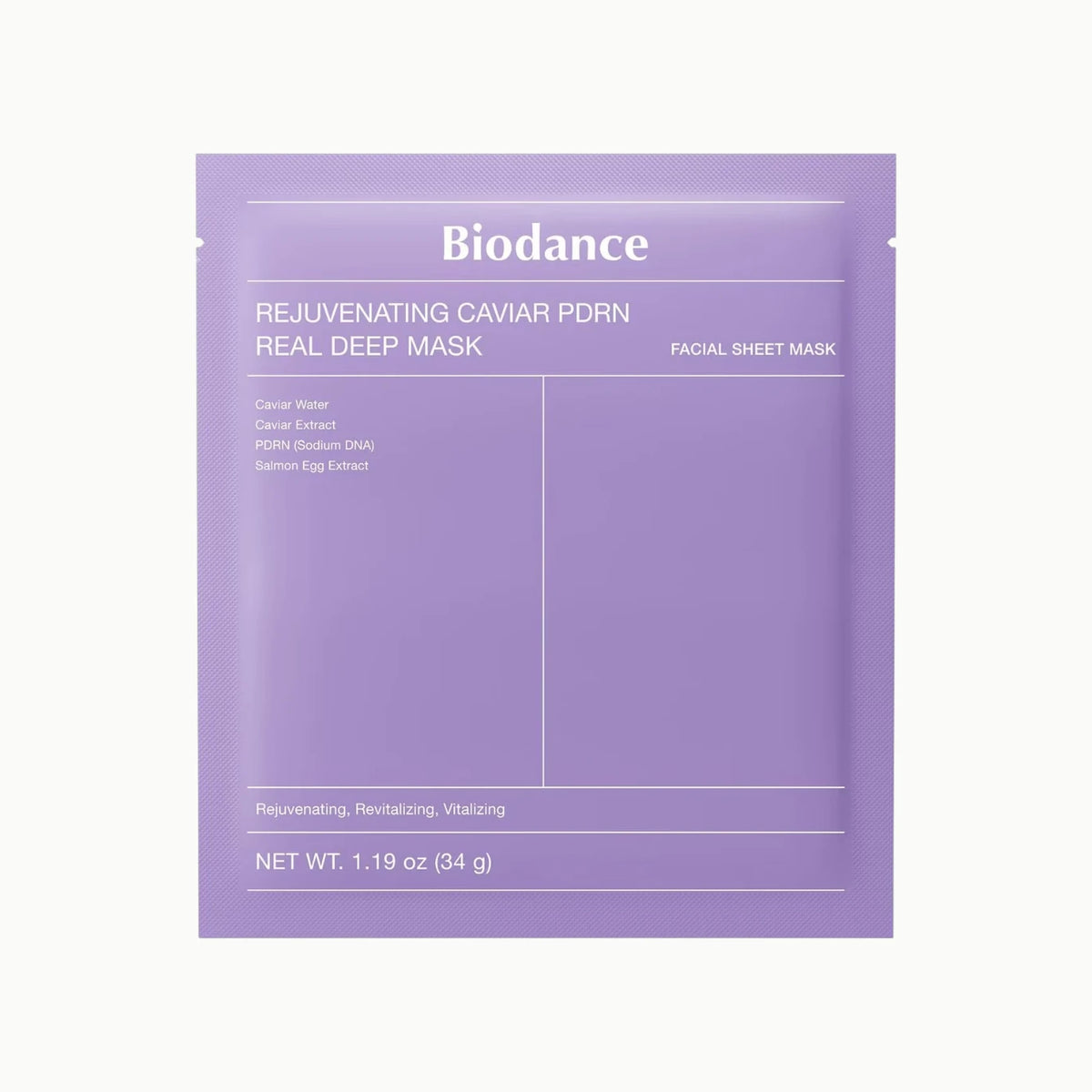 Rejuvenating Caviar PDRN Real Deep Mask