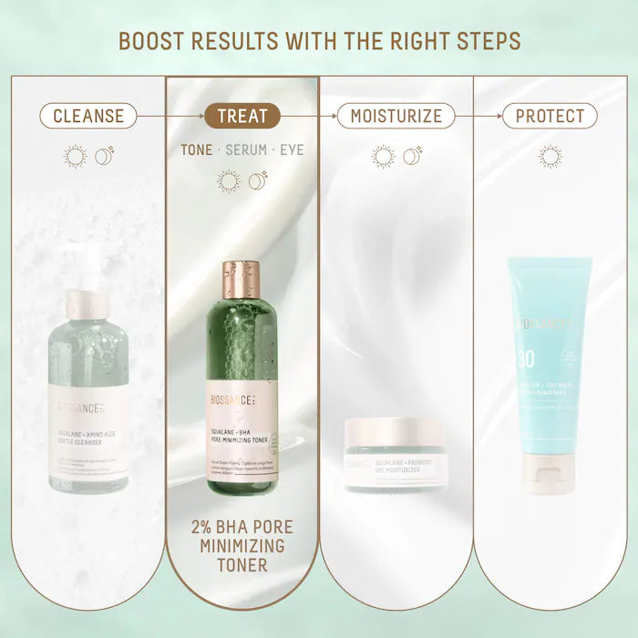2% BHA Pore Minimizing Toner + Squalane