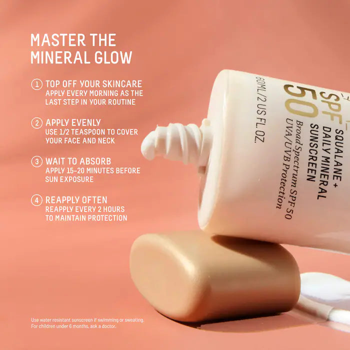 Daily Hydration Mineral Face Sunscreen SPF 50 + Squalane
