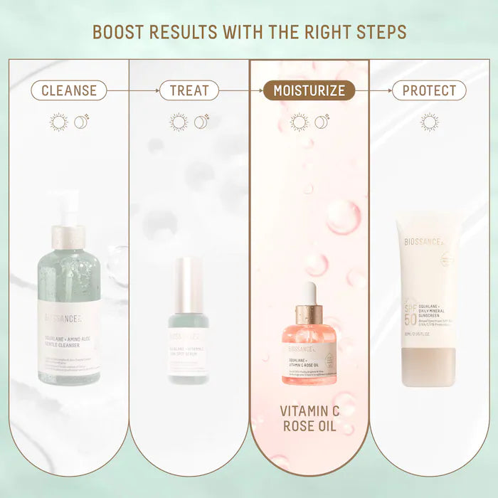 Vitamin C Rose Brightening And Firming Face Oil + Squalane