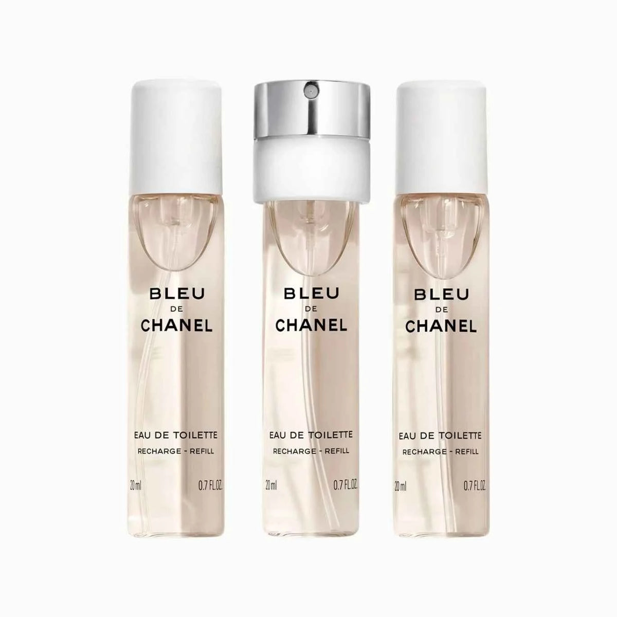 Bleu De Chanel Eau De Toilette Twist And Spray Refill Set