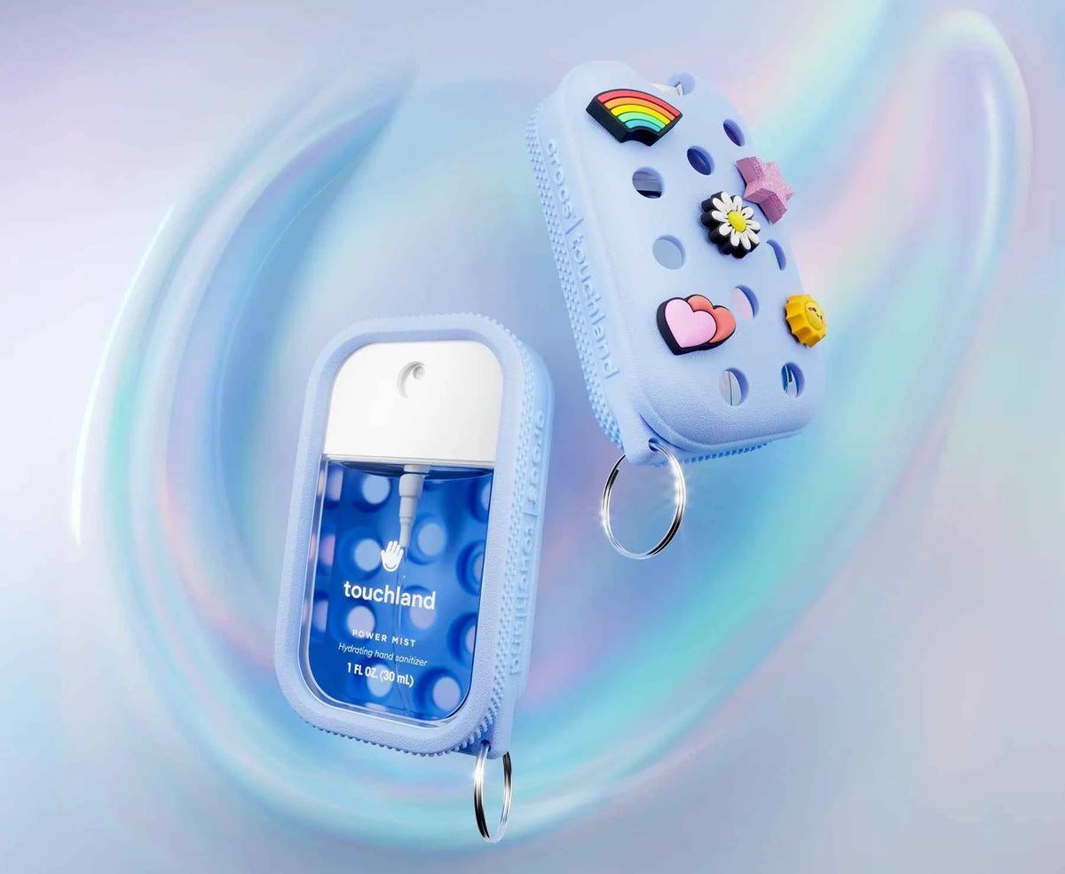 Crocs x Touchland Hand Mist Case - Cloudwave Blue