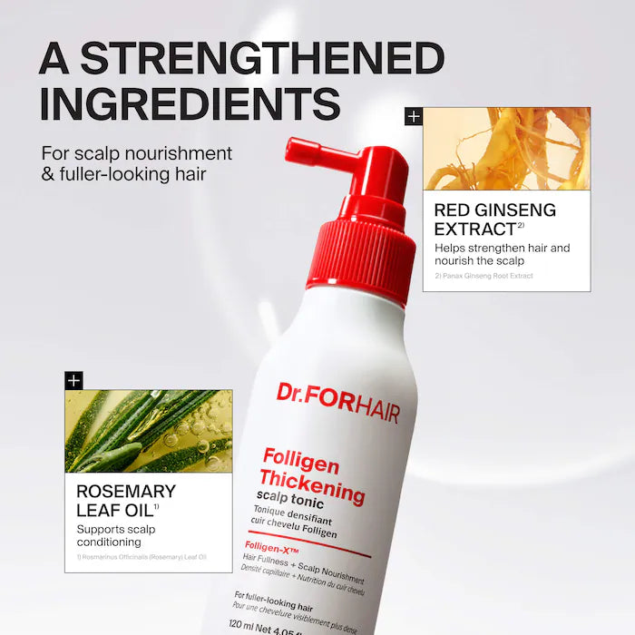 Folligen Thickening Scalp Tonic For Thinning Hair
