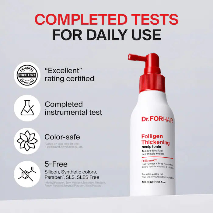 Folligen Thickening Scalp Tonic For Thinning Hair