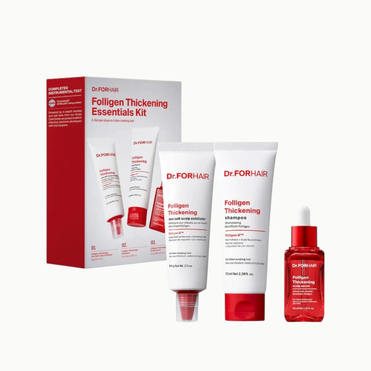 Mini Folligen Thickening Essentials Kit For Thinning Hair