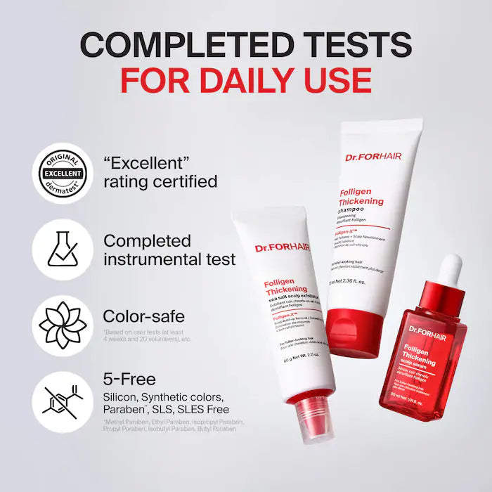 Mini Folligen Thickening Essentials Kit For Thinning Hair