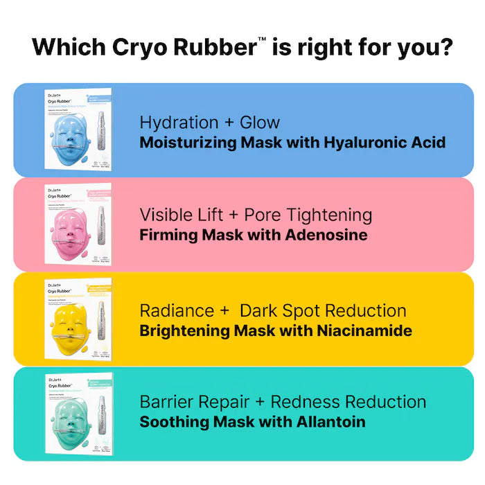 Cryo Rubber™ Moisturizing Face Mask With Hyaluronic Acid