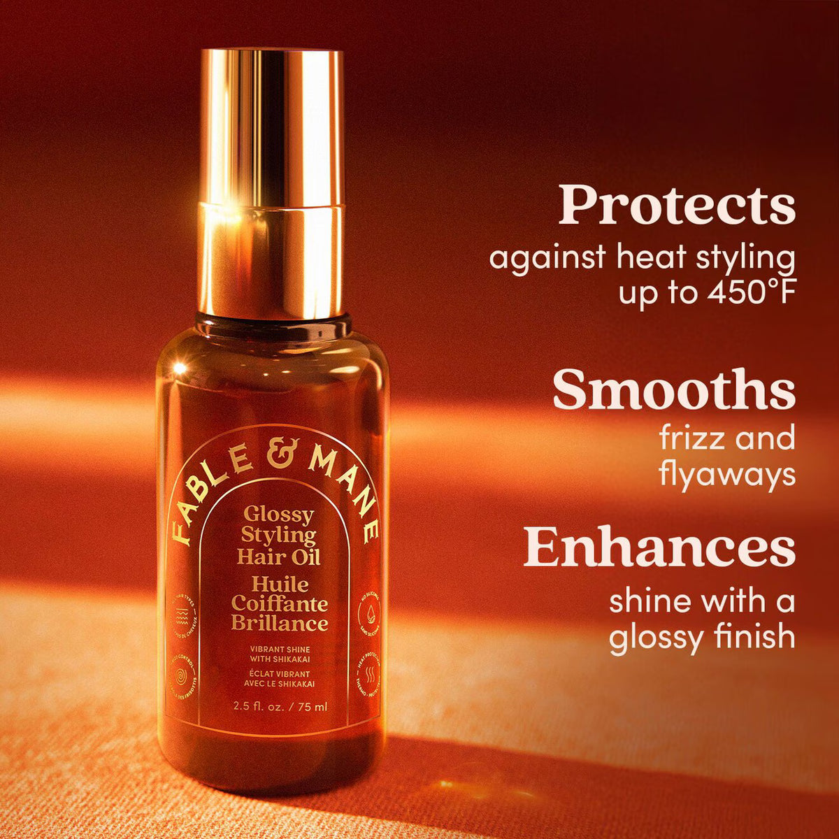 Glossy Styling Hair Oil
