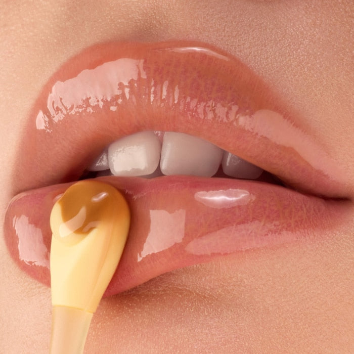 Honey Glaze Collagen Therapy Lip Mask - Crème Brûlée
