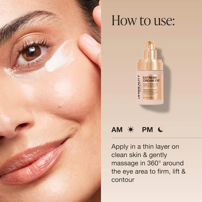 Extreme Cream Eye Firming Anti-Aging Refillable Eye Cream For Wrinkles + Puffiness