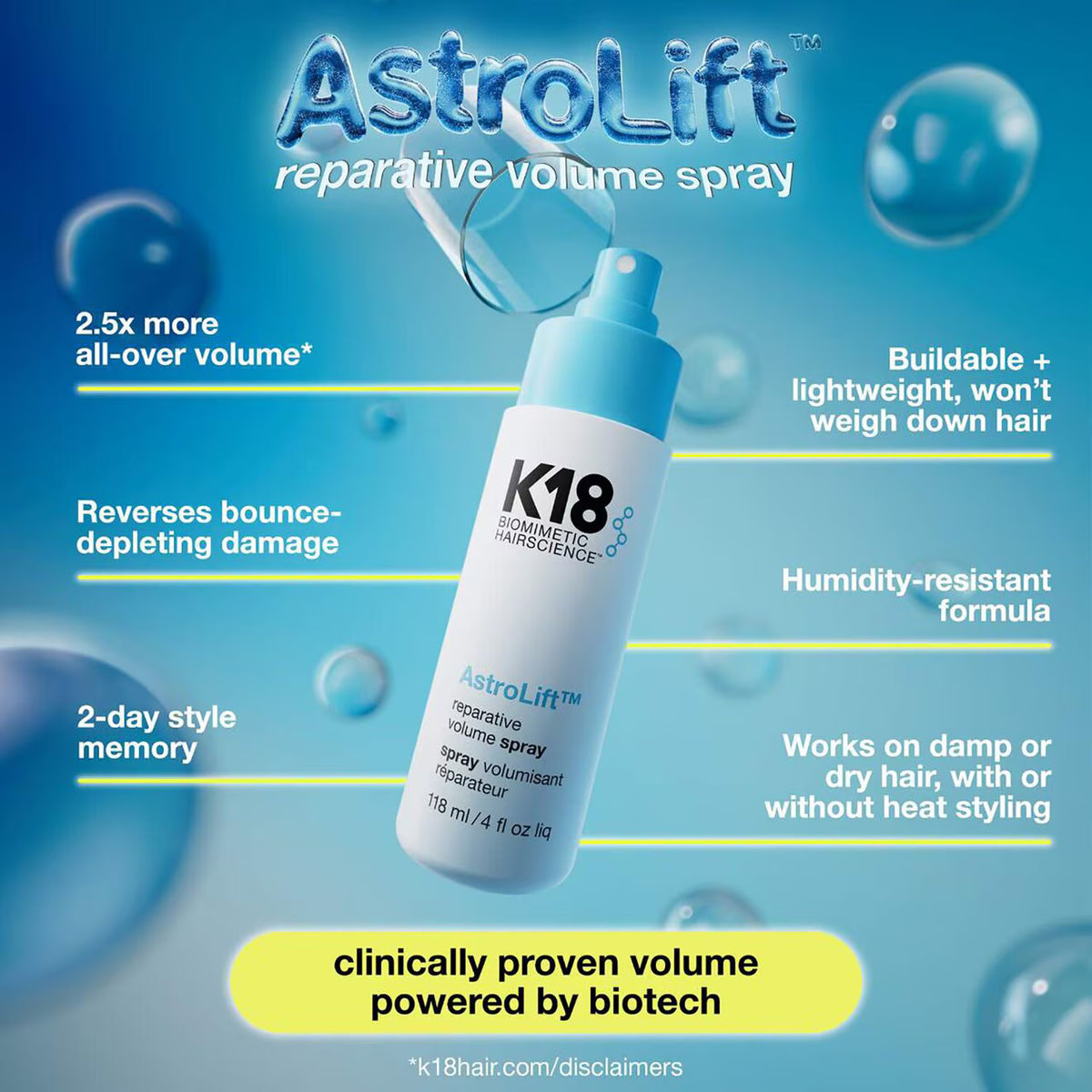AstroLift Reparative Volume Spray - Azora Beauty