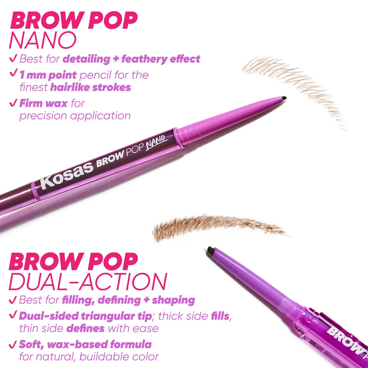 Brow Pop Dual-Action Defining Pencil - Azora Beauty