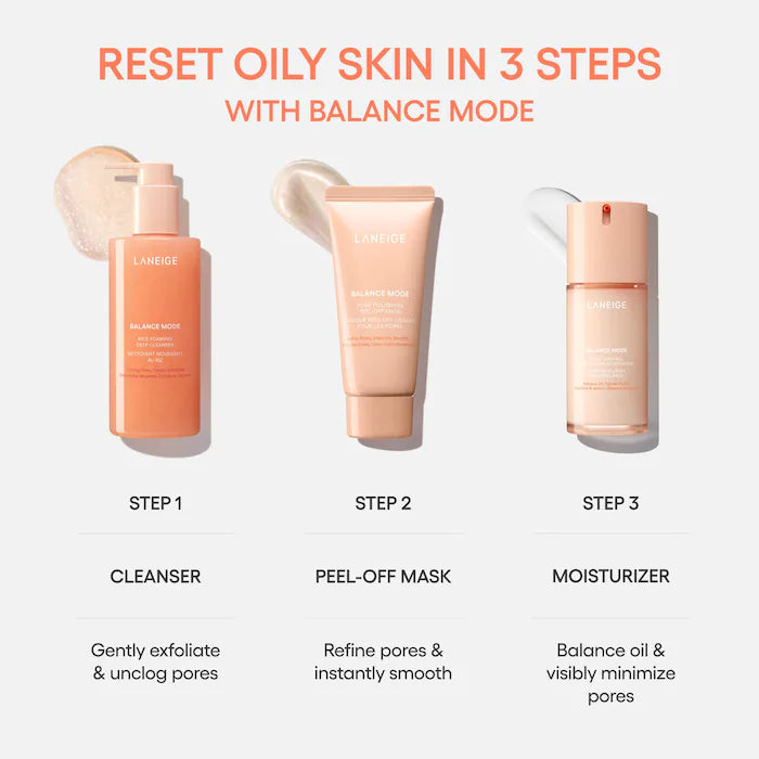 Balance Mode Micro-Foaming Rice Cleanser