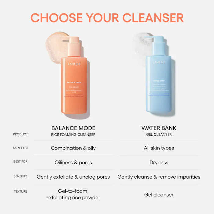 Balance Mode Micro-Foaming Rice Cleanser