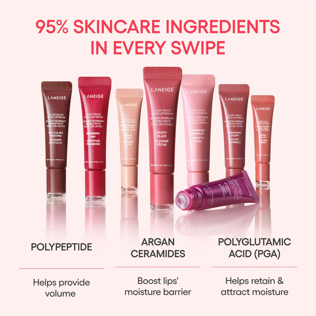 Glaze Craze Tinted Lip Serum - Azora Beauty