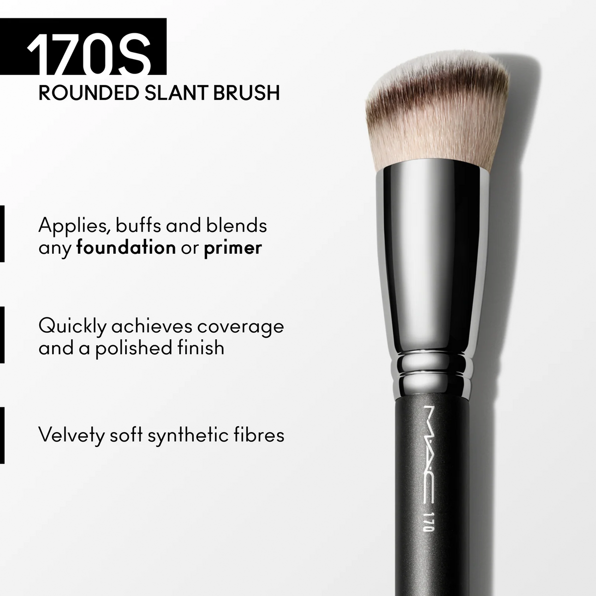 170 Synthetic Rounded Slant Brush