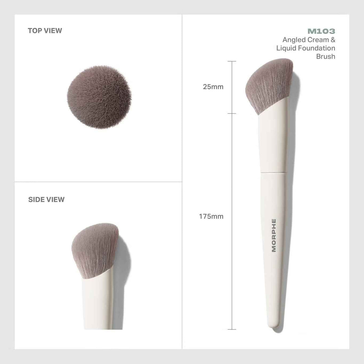 M103 Angled Cream & Liquid Foundation Brush