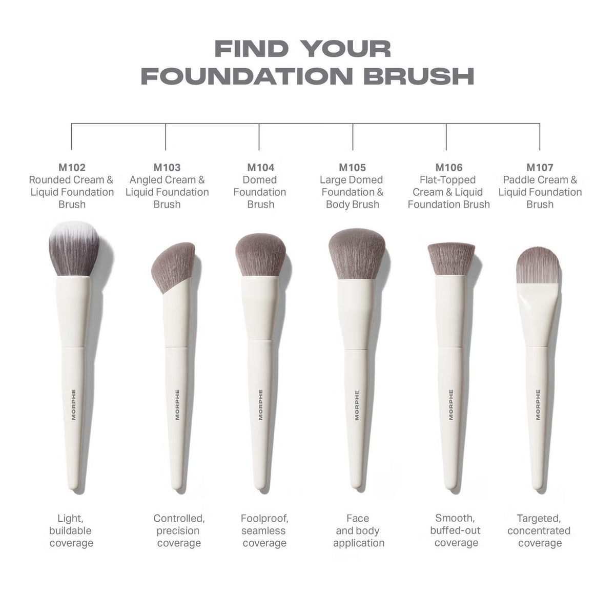 M103 Angled Cream & Liquid Foundation Brush