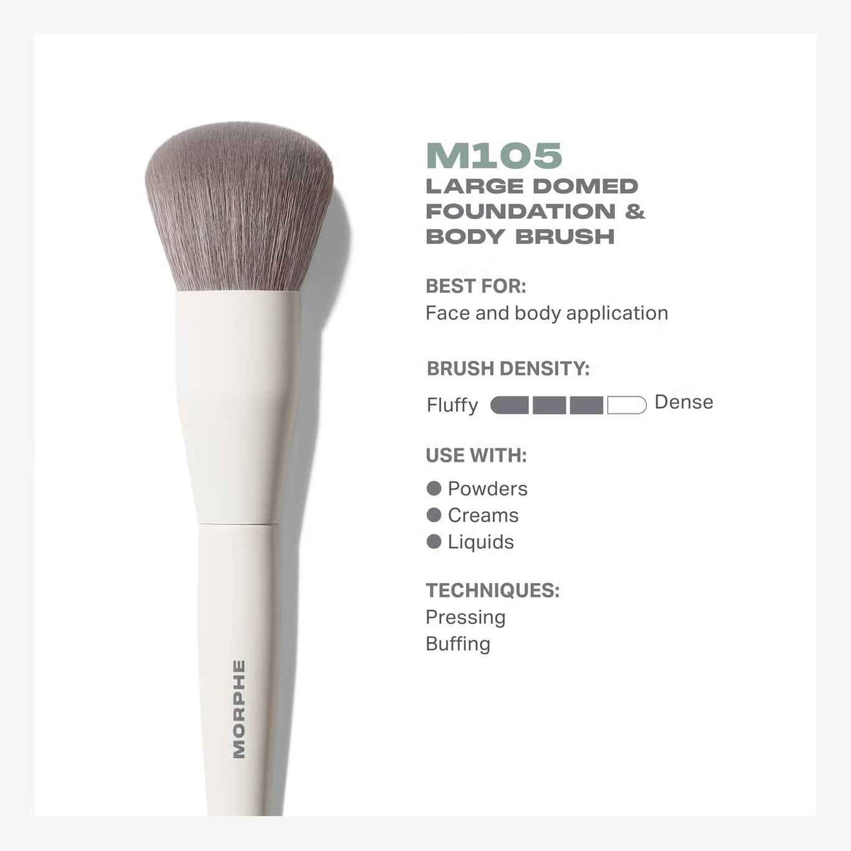 M105 Large Domed Foundation & Body Brush