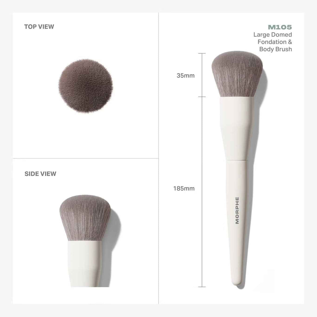 M105 Large Domed Foundation & Body Brush