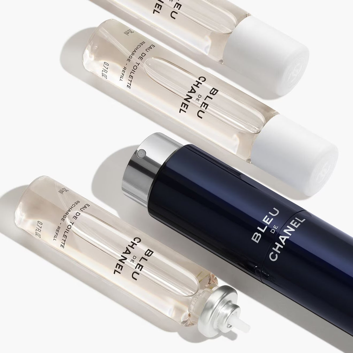 Bleu De Chanel Eau De Toilette Twist And Spray Refill Set - Azora Beauty