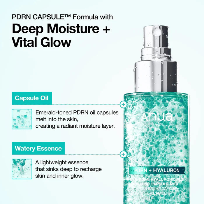 PDRN Hyaluronic Acid Hydrating Capsule Mist - Azora Beauty