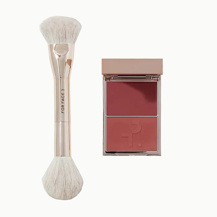 Dual-Ended Blush Brush - Azora Beauty