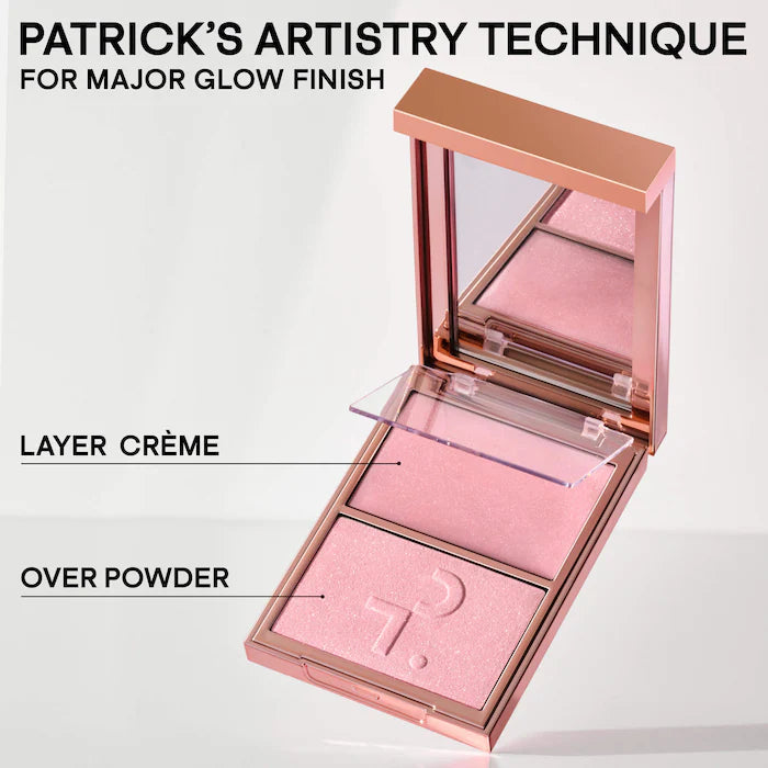 Major Glow Crème and Powder Light Reflecting Highlighter Duo - Azora Beauty