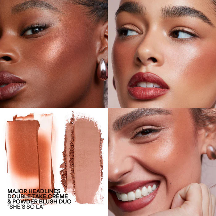 Major Headlines Double-Take Crème & Powder Blush Duo - Azora Beauty