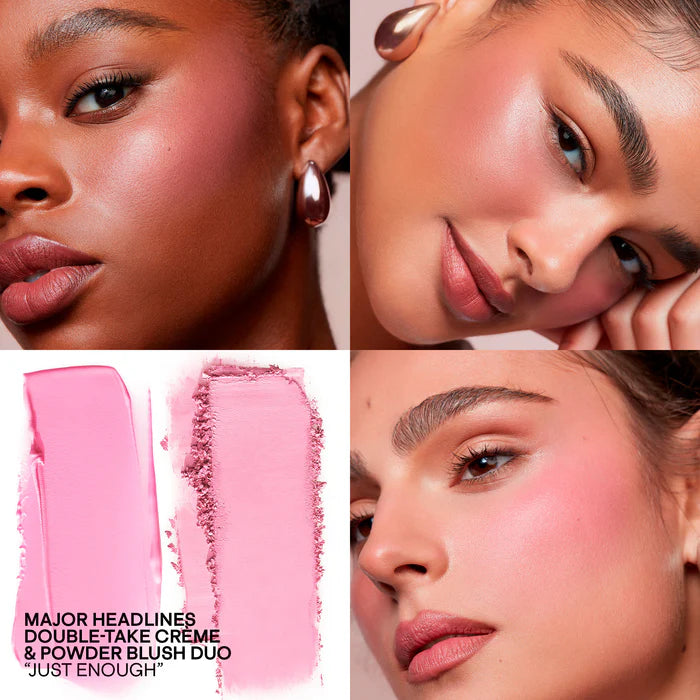 Major Headlines Double-Take Crème & Powder Blush Duo - Azora Beauty