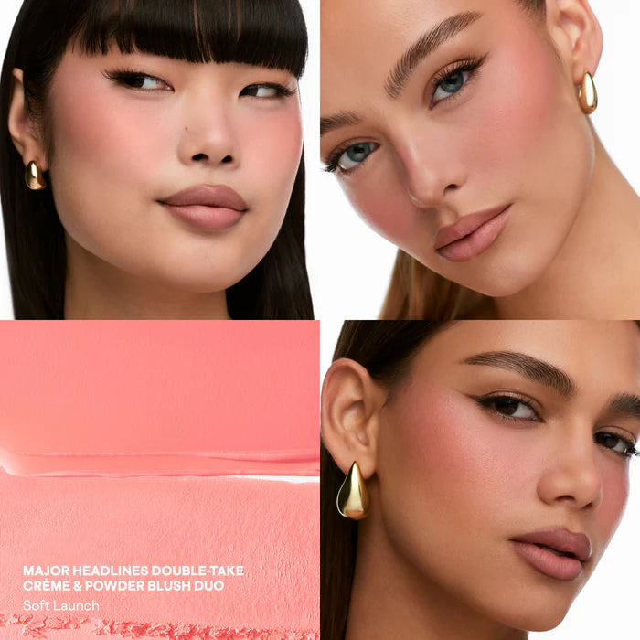 Major Headlines Double-Take Crème & Powder Blush Duo - Azora Beauty