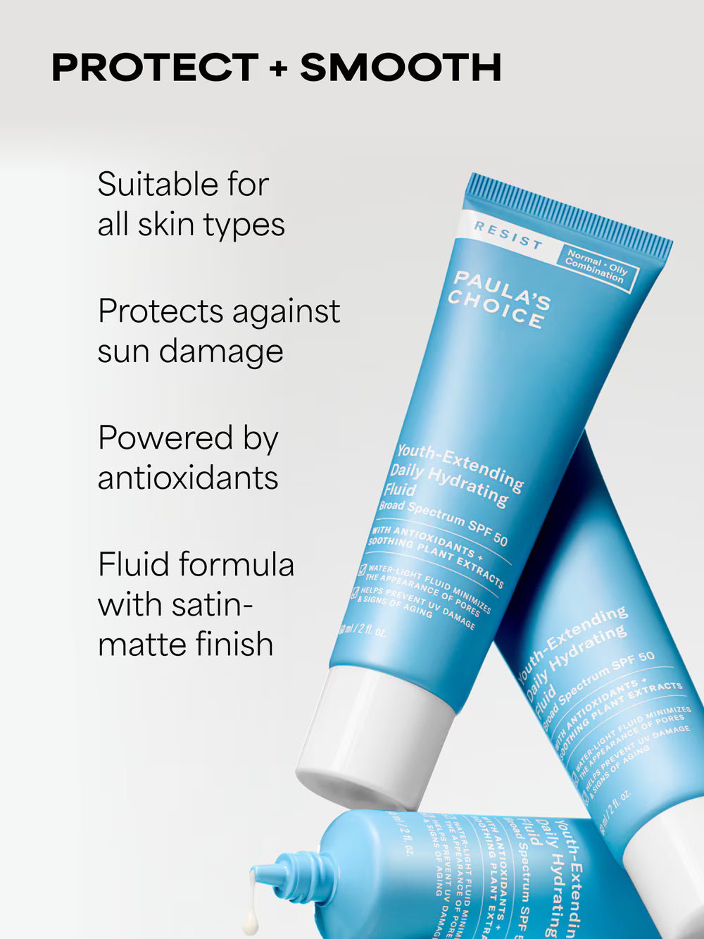Youth-Extending Daily Hydrating Fluid SPF 50 - Azora Beauty