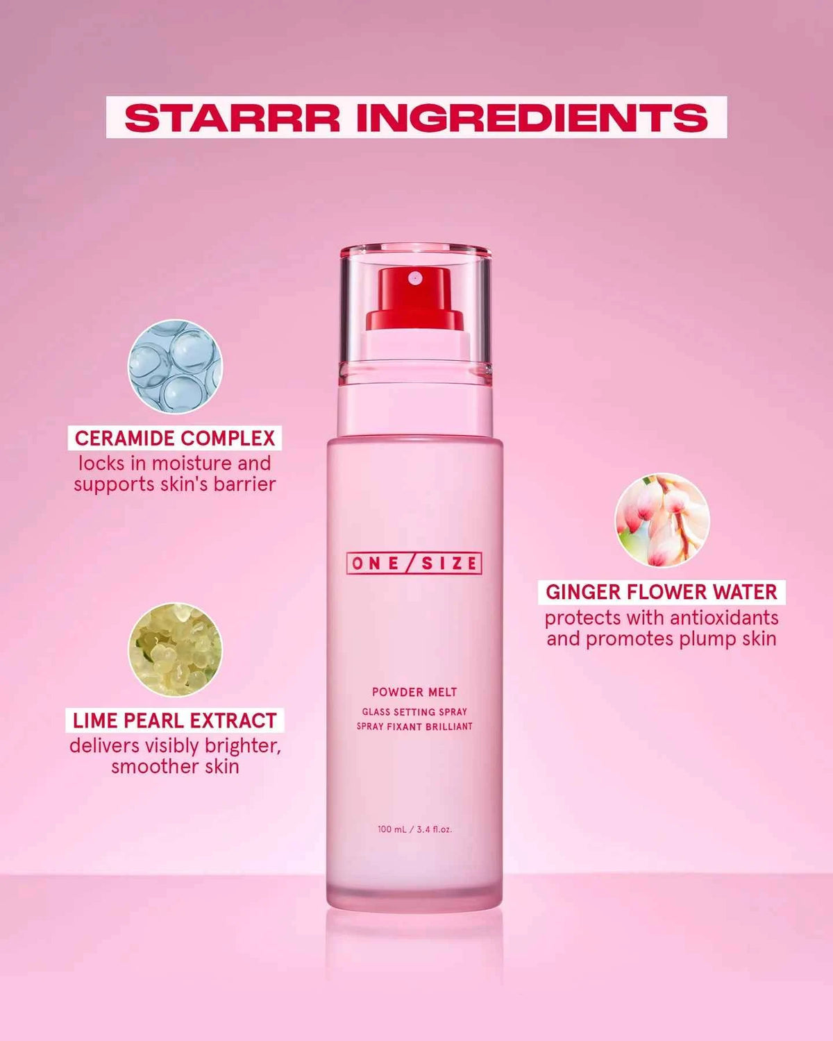 Powder Melt Glass Setting Spray