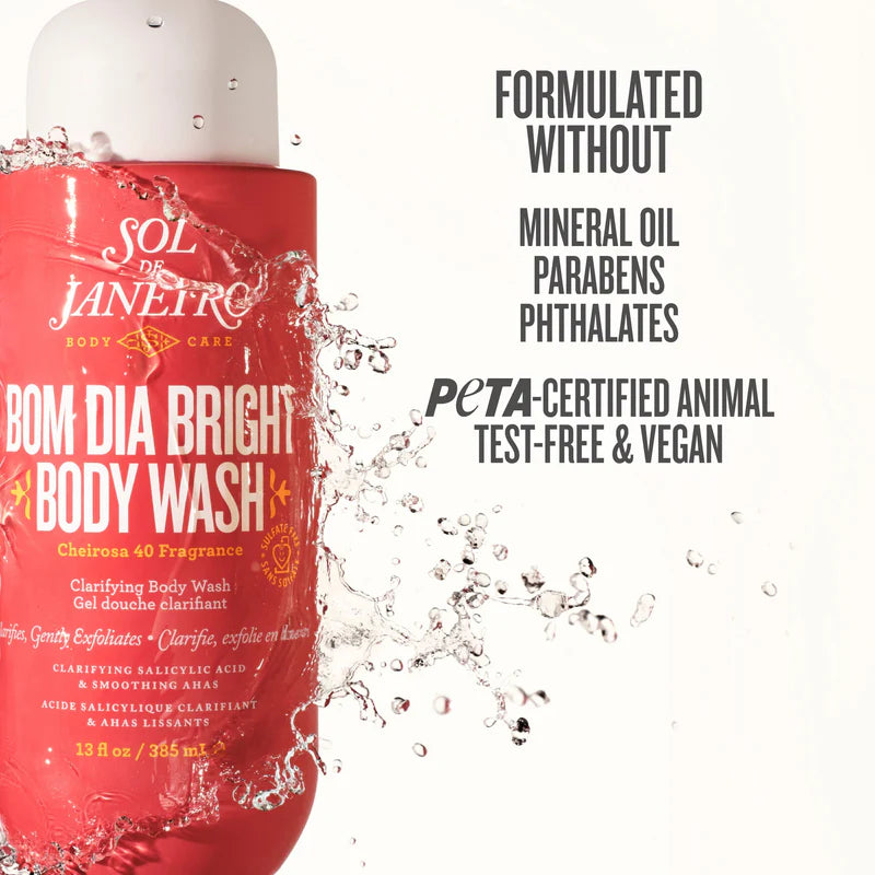 Bom Dia Bright™ Clarifying AHA BHA Body Wash - Azora Beauty