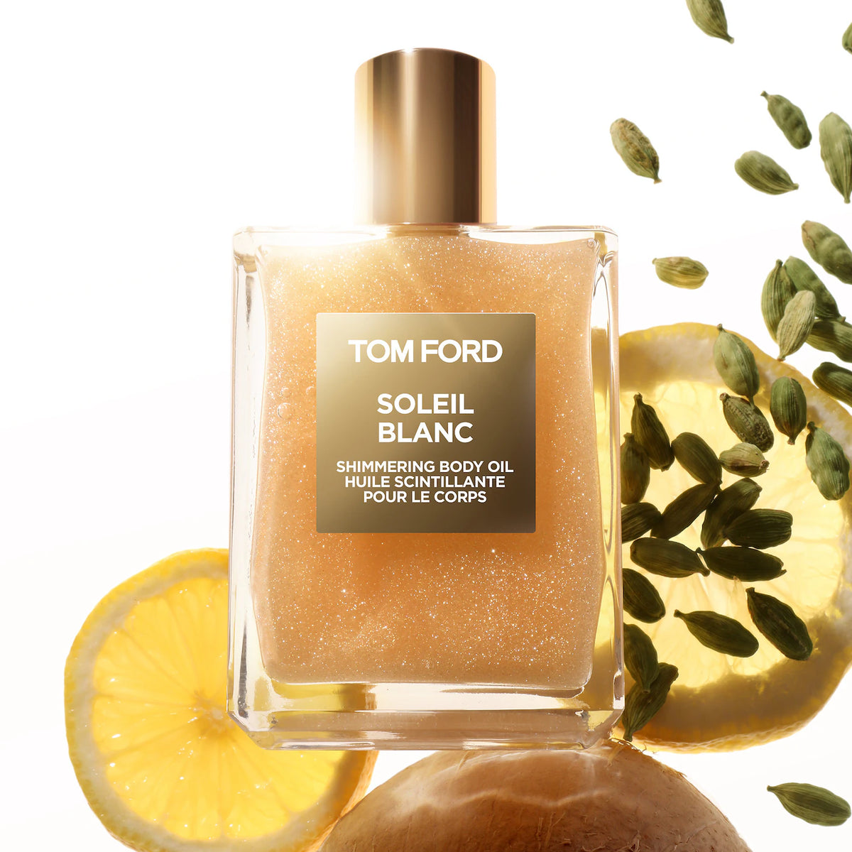 Soleil Blanc - Rose Gold Shimmering Body Oil - Azora Beauty