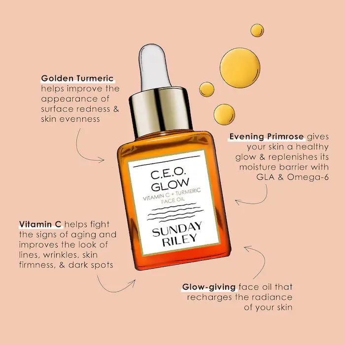 C.E.O Glow Vitamin C + Turmeric Face Oil