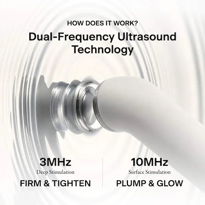 The Glow Signature Professional-Grade Ultrasound Skincare Device For Firming, Radiance & Anti-Aging