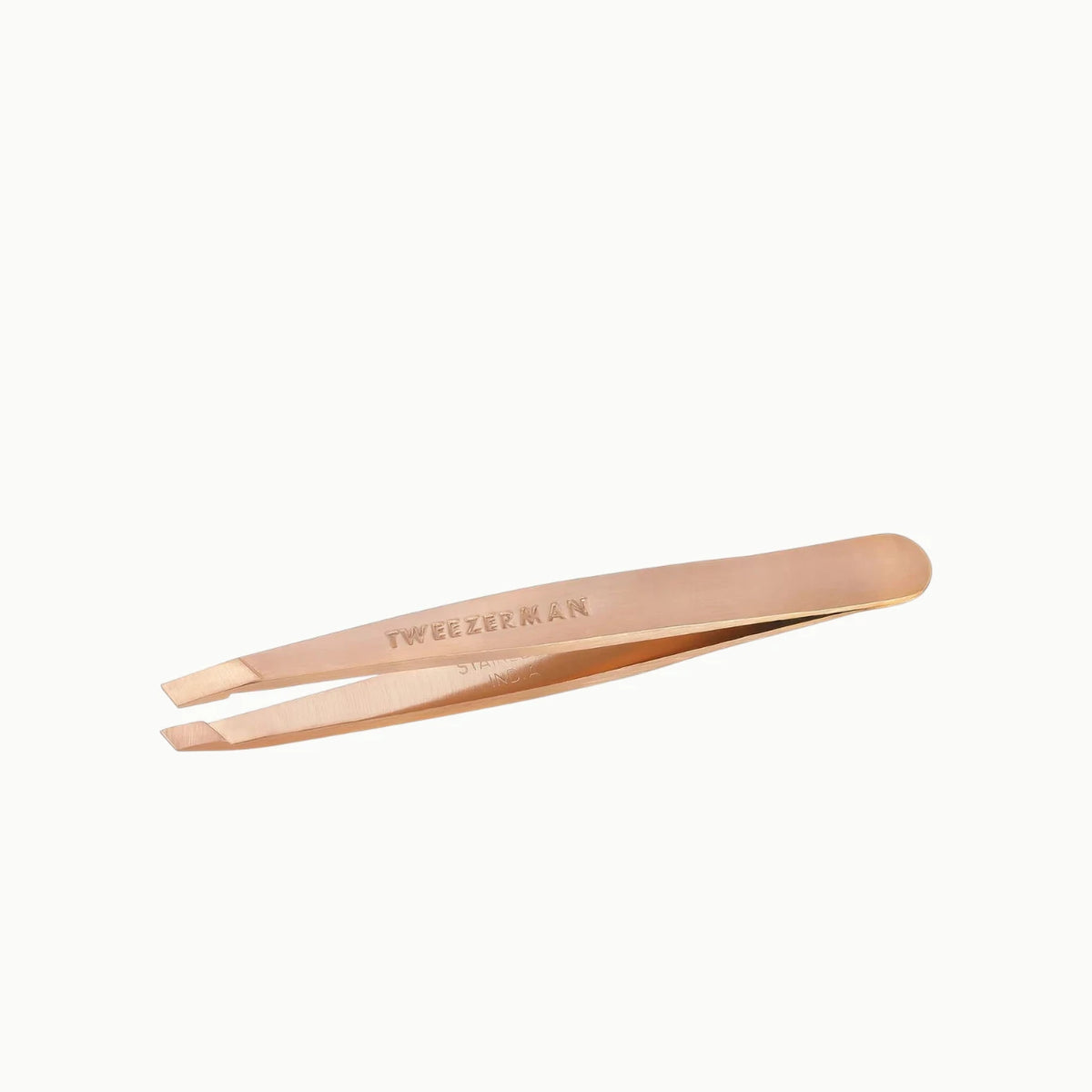 Rose Gold Mini Slant Tweezer - Azora Beauty