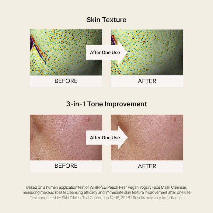 Peach Pear Yogurt Face Mask Cleanser