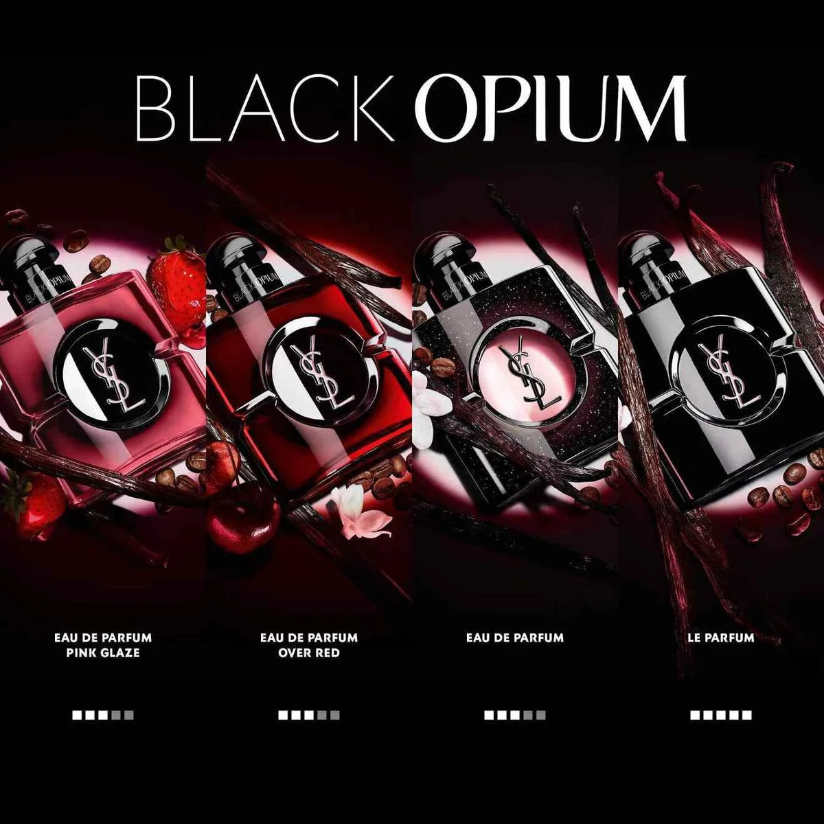 Black Opium Eau De Parfum Over Red