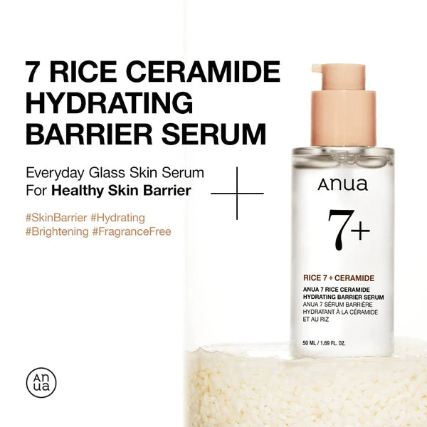 7 Rice Ceramide Hydrating Barrier Serum - Azora Beauty