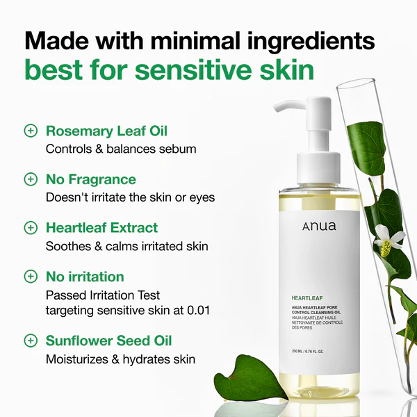 Heartleaf Pore Control Cleansing Oil - Azora Beauty