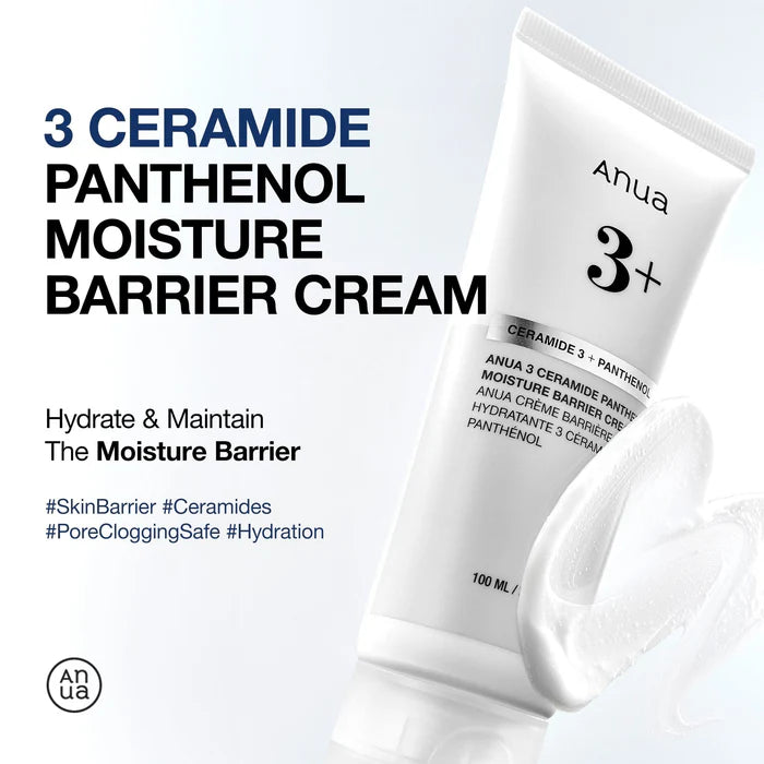 3 Ceramide Panthenol Moisture Barrier Cream - Azora Beauty