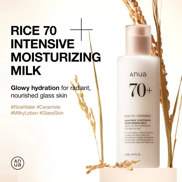 Rice 70 Intensive Moisturizing Milk - Azora Beauty